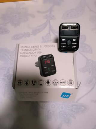 Manos Libres Bluetooth y Transmisor FM NK