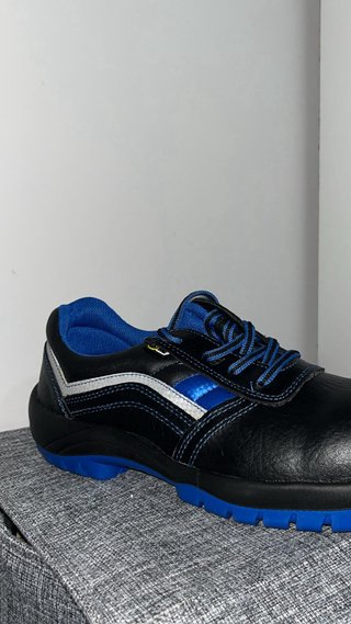 Zapatillas de hombre negras y azules