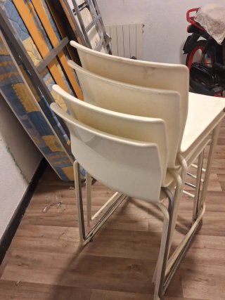 Set di 4 sedie da bar