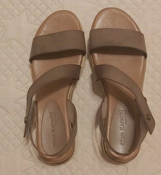 Sandalias Clan Karachi Beige/Gris Mujer