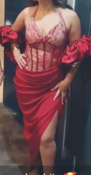 Vestido de fiesta rojo