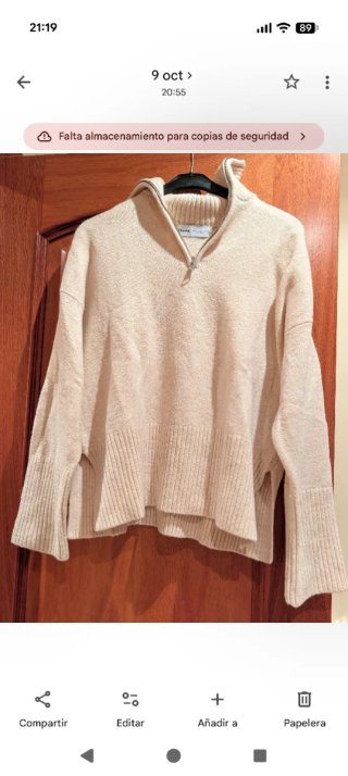 Jersey de Punto con Cremallera