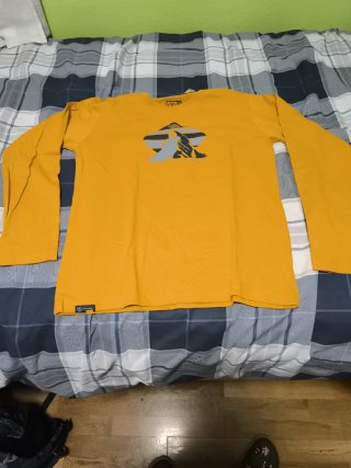 Camiseta Ternua Manga Larga Amarilla