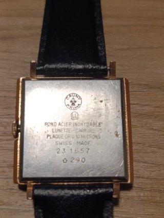 Reloj CAUNY PRIMA Cuadrado Cuerda Manual