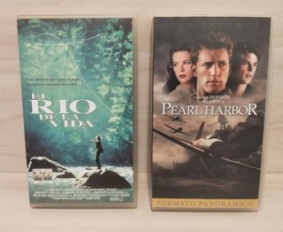 Lote 2 VHS: El Río de la Vida + Pearl Harbor