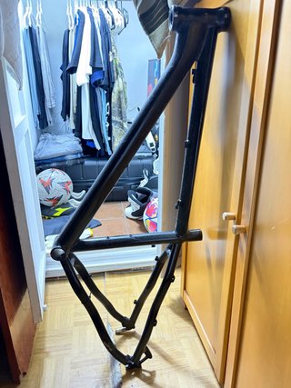 Cuadro Bicicleta Acero Negro