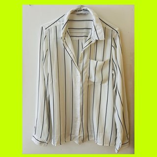 CAMISA MANGA LARGA MUJER RAYAS LEFTIES TALLA M