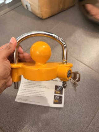 Candado Antirrobo para Acoplador de Remolque