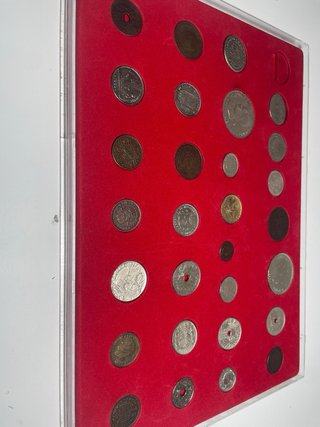 Lote de monedas antiguas