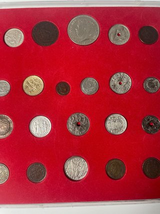 Lote de monedas antiguas