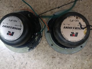 Maleta de transporte industrial llena de altavoces