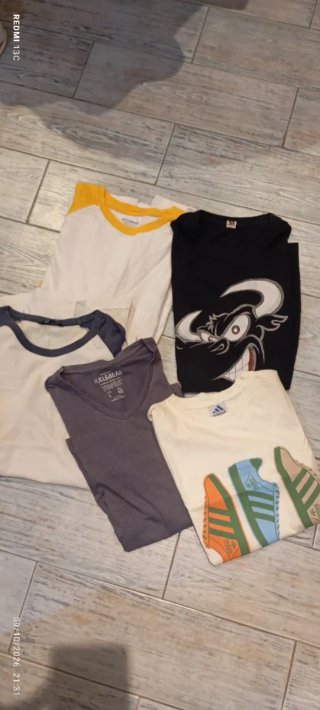 Camisetas LOTE de5 de chico pull and bear y Adidas