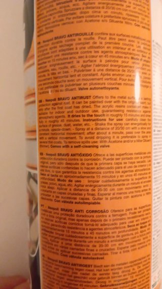 Spray Antióxido Nespoli Bravo Gris 400ml