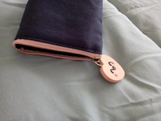 Monedero Mr. Wonderful azul y rosa