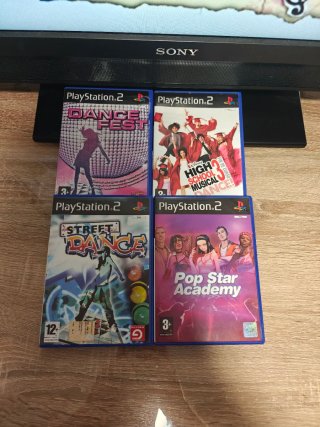 Lote 4 Juegos Baile PS2: Dance Fest, Street Dance,