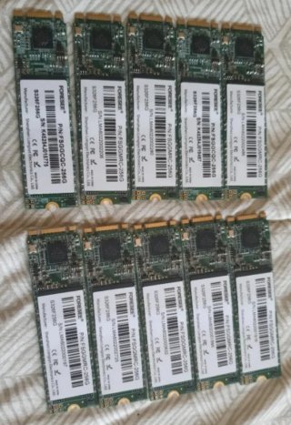 10 Discos Duros SSD M.2 256GB Foresee