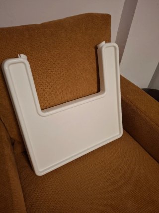 Bandeja trona IKEA blanca