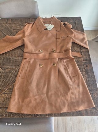 Abrigo de ante Salsa Talla M
