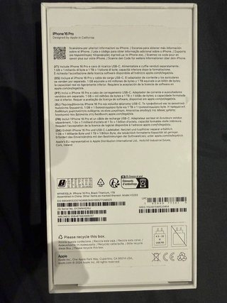 iPhone 16 Pro 1TB Negro Titanio