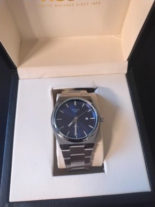 Tissot PRX Quarzo 40mm Blu Orologio Originale