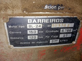 Motor y caja de cambio Barreiros