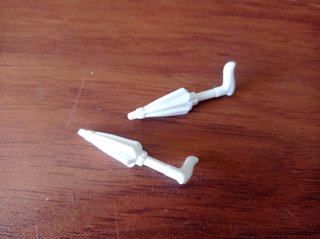 2 Paraguas Blancos Playmobil