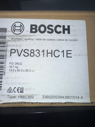 Placa de Inducción Bosch PVS831HC1E