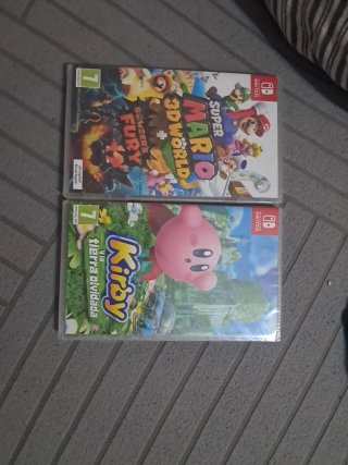 2 Giochi Nintendo Switch: Mario e Kirby