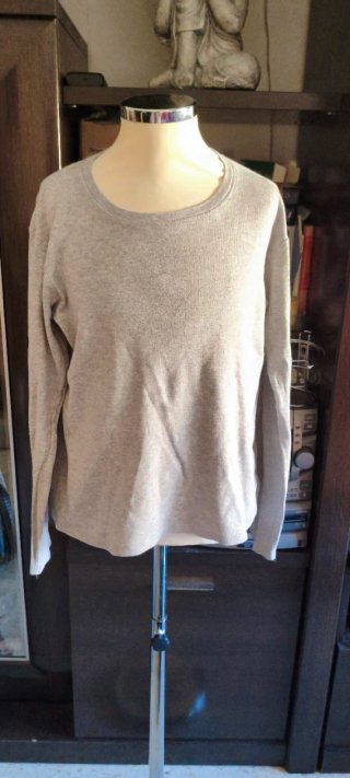 Camiseta básica Lefties manga larga gris T.S