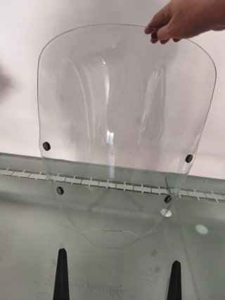 Cúpula moto transparente