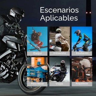 2 Intercomunicadores Moto Y12Pro micro semirrígido
