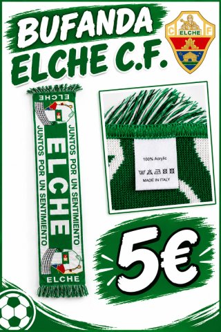 Bufanda Elche C.F. 100% Acrílico
