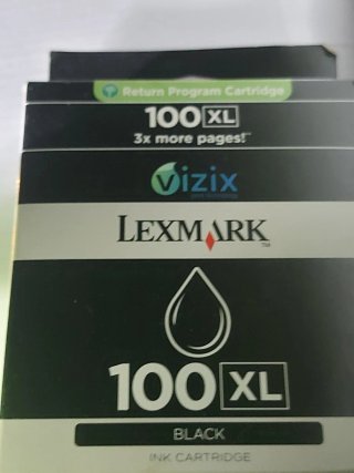 Cartucho de Tinta Lexmark 100 XL Negro