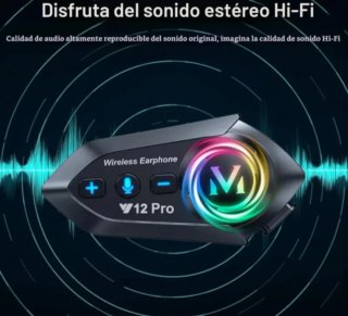 Intercomunicador Y12 Pro bluetooth (micro blando)