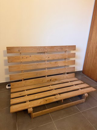 Estructura sofá cama de madera