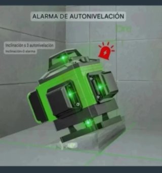 Nivel Láser 4D 16 Líneas Trípode Maletín