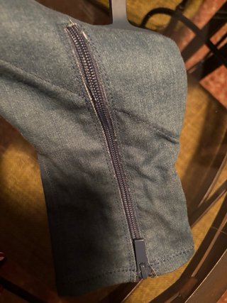 Botines vaqueros tacón bajo Stradivarius