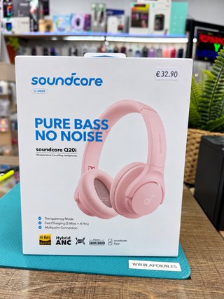 Soundcore Q20i Auriculares Rosa