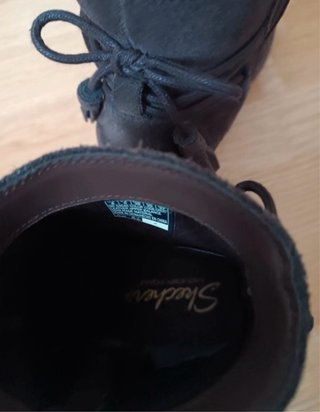 Botines Skechers Marrones Mujer