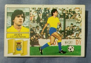 Cromo Julio II U.D. Las Palmas Liga 82-83