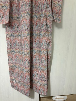 Vestido Largo Nina Blanc Estampado