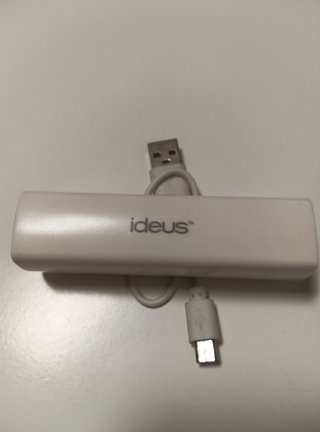 Power Bank Batería Externa Portátil Ideus + Cable
