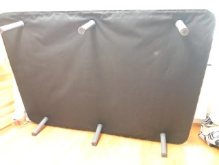 Base tapizada + colchón 135x190