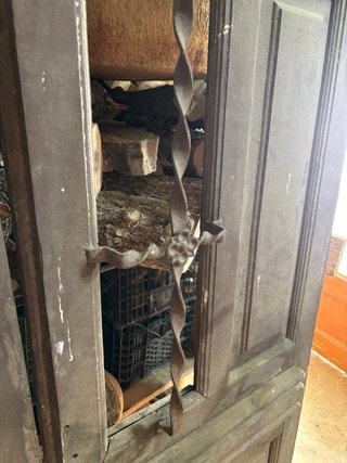 Puerta Antigua de Madera Maciza