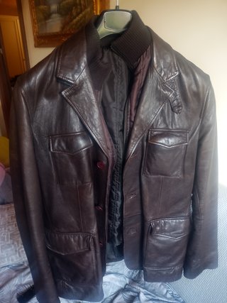 Giacca pelle uomo anni 80