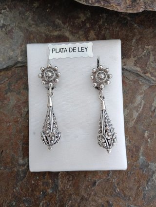 Pendientes de Filigrana en Plata de Ley
