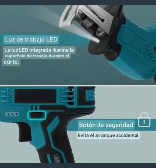 Sierra Sable Recargable (2 Baterías)