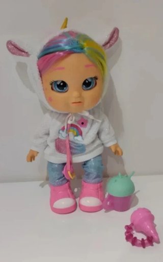 Muñeca Bebé Llorón fiesta emotions dreamy Unicorni