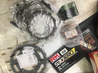 Kit de arrastre, discos y filtro Yamaha R1