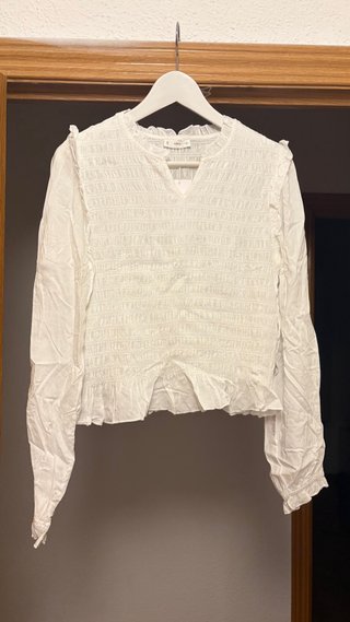 Blusa Blanca Mango